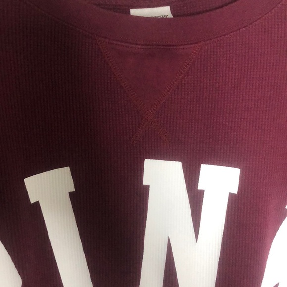 Burgundy long sleeve shirt (PINK) - Picture 2 of 4